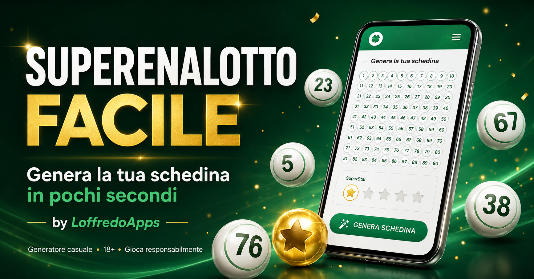 banner superenalotto facile web by loffredoapps