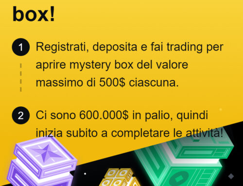 Invita amici Guadagna mystery box Condividi 600.000$ in Crypto