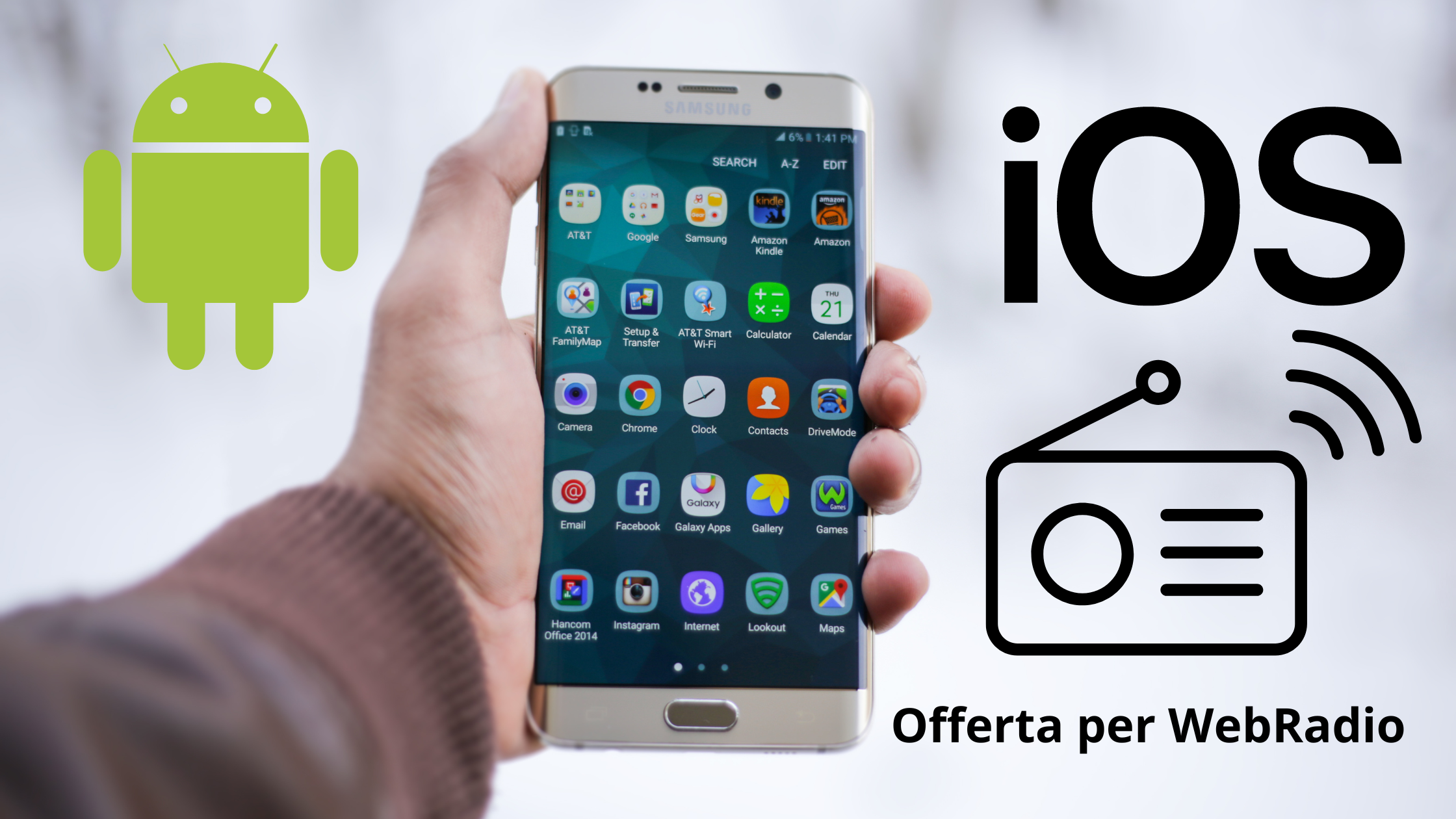 Offerta applicazione nativa android ios per webradio LoffredoApps